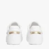 Sneaker da tennis in pelle con dettagli metallici Sneaker da tennis in pelle con dettagli metallici
