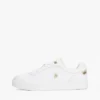 Sneaker da tennis in pelle con dettagli metallici Sneaker da tennis in pelle con dettagli metallici