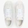 Sneaker da tennis in pelle con plateau Sneaker da tennis in pelle con plateau