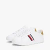 Sneaker da tennis in pelle con strisce iconiche