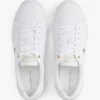 Sneaker da tennis in pelle con tacco e monogramma Sneaker da tennis in pelle con tacco e monogramma
