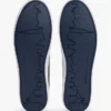 Sneaker da tennis in pelle con tacco e monogramma Sneaker da tennis in pelle con tacco e monogramma