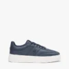 Sneaker da tennis in pelle martellata Sneaker da tennis in pelle martellata