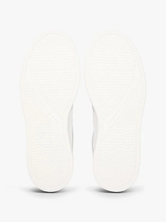 Sneaker da tennis in pelle martellata Sneaker da tennis in pelle martellata