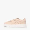 Sneaker da tennis in pelle martellata Sneaker da tennis in pelle martellata