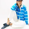 Sneaker da tennis in pelle martellata Sneaker da tennis in pelle martellata