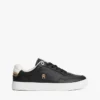 Sneaker da tennis in pelle metallizzata Sneaker da tennis in pelle metallizzata