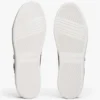 Sneaker da tennis in pelle metallizzata Sneaker da tennis in pelle metallizzata