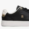 Sneaker da tennis in pelle metallizzata Sneaker da tennis in pelle metallizzata