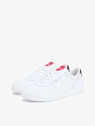Sneaker da tennis leggera in mix di pelle Sneaker da tennis leggera in mix di pelle