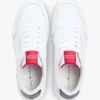 Sneaker da tennis leggera in mix di pelle Sneaker da tennis leggera in mix di pelle