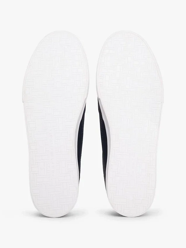 Sneaker in misto pelle vulcanizzata Sneaker in misto pelle vulcanizzata