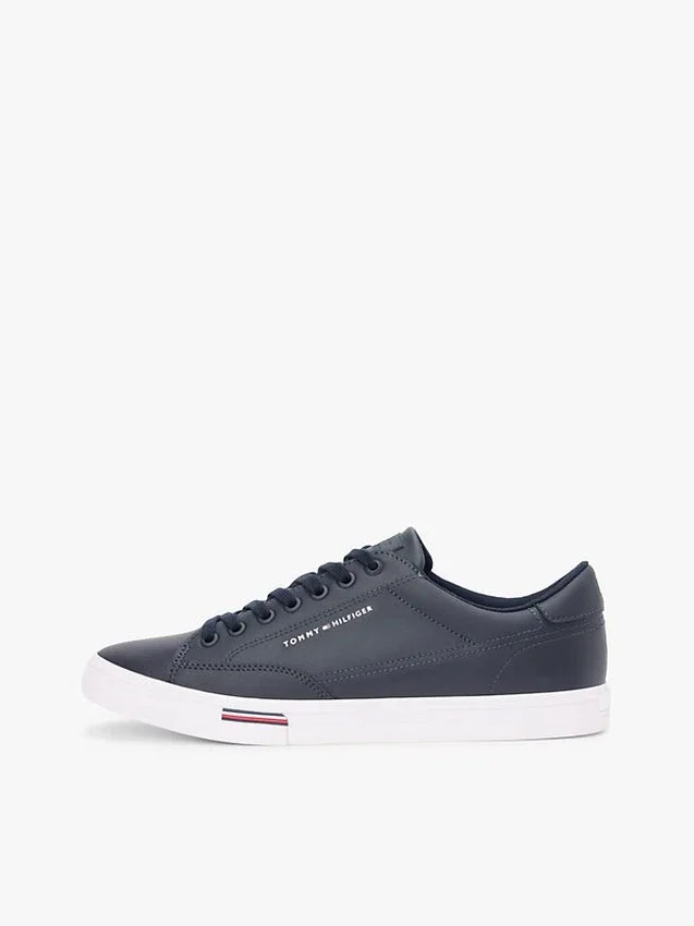 Sneaker in misto pelle vulcanizzata Sneaker in misto pelle vulcanizzata