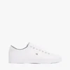 Sneaker in pelle con bandiera