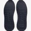 Sneaker in pelle mista con strisce iconiche