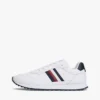 Sneaker in pelle mista con strisce iconiche
