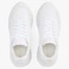 Sneaker in pelle spessa a texture mista