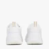 Sneaker in pelle spessa a texture mista