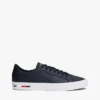 Sneaker in pelle vulcanizzata con striscia bandiera Sneaker in pelle vulcanizzata con striscia bandiera