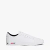 Sneaker in pelle vulcanizzata con striscia bandiera Sneaker in pelle vulcanizzata con striscia bandiera