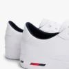 Sneaker in pelle vulcanizzata con striscia bandiera Sneaker in pelle vulcanizzata con striscia bandiera