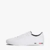 Sneaker in pelle vulcanizzata con striscia bandiera Sneaker in pelle vulcanizzata con striscia bandiera