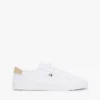 Sneaker in tela con tacco metallico Sneaker in tela con tacco metallico