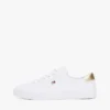 Sneaker in tela con tacco metallico Sneaker in tela con tacco metallico