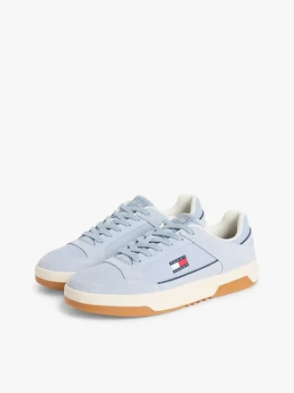 Sneaker Tommy Jeans con suola a conchiglia in materiali misti