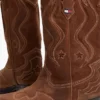 Stivali da cowboy in pelle scamosciata Tommy Jeans Stivali da cowboy in pelle scamosciata Tommy Jeans