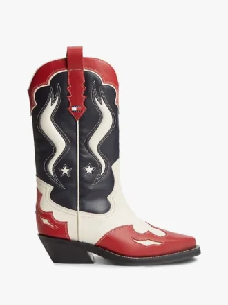 Stivali da cowboy in pelle Tommy Jeans
