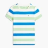 T-shirt a girocollo con strisce da rugby T-shirt a girocollo con strisce da rugby