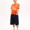 T-shirt a righe con monogramma per bambini T-shirt a righe con monogramma per bambini