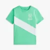 T-shirt a righe con monogramma per bambini T-shirt a righe con monogramma per bambini