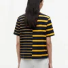 T-shirt a righe miste dal taglio morbido T-shirt a righe miste dal taglio morbido