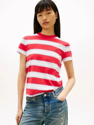 T-shirt a righe Tommy Jeans Regular Fit