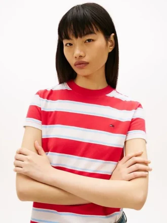 T-shirt a righe Tommy Jeans Regular Fit