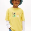 T-shirt con grafica 3D del logo per bambini T-shirt con grafica 3D del logo per bambini