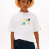 T-shirt con grafica 3D del logo per bambini T-shirt con grafica 3D del logo per bambini