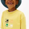 T-shirt con grafica 3D del logo per bambini T-shirt con grafica 3D del logo per bambini