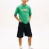 T-shirt con grafica 3D del logo per bambini T-shirt con grafica 3D del logo per bambini