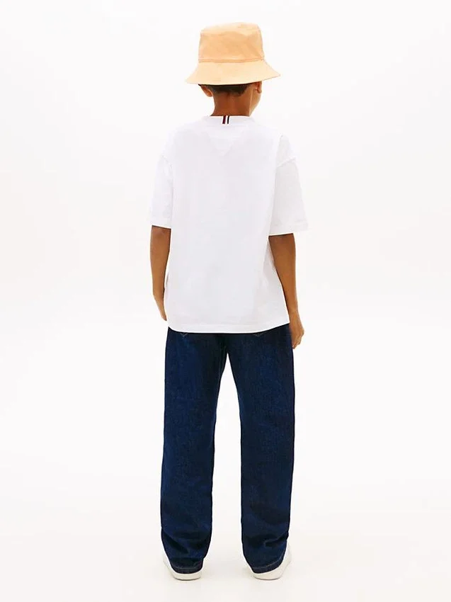 T-shirt con grafica 3D del logo per bambini T-shirt con grafica 3D del logo per bambini