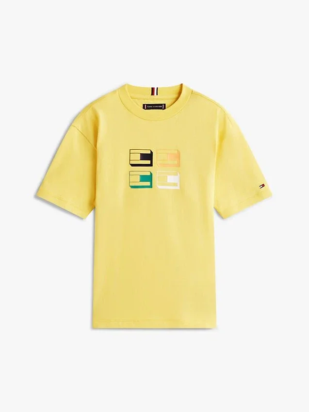 T-shirt con grafica 3D del logo per bambini T-shirt con grafica 3D del logo per bambini