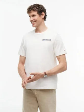 T-shirt con grafica Desert Palm sul retro