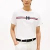 T-shirt con la classica striscia a H T-shirt con la classica striscia a H