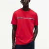 T-shirt con logo a righe Hilfiger T-shirt con logo a righe Hilfiger