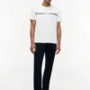 T-shirt con logo a righe Hilfiger T-shirt con logo a righe Hilfiger