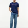 T-shirt con logo a righe Hilfiger T-shirt con logo a righe Hilfiger