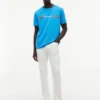 T-shirt con logo a righe Hilfiger T-shirt con logo a righe Hilfiger