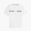 T-shirt con logo a righe Hilfiger T-shirt con logo a righe Hilfiger